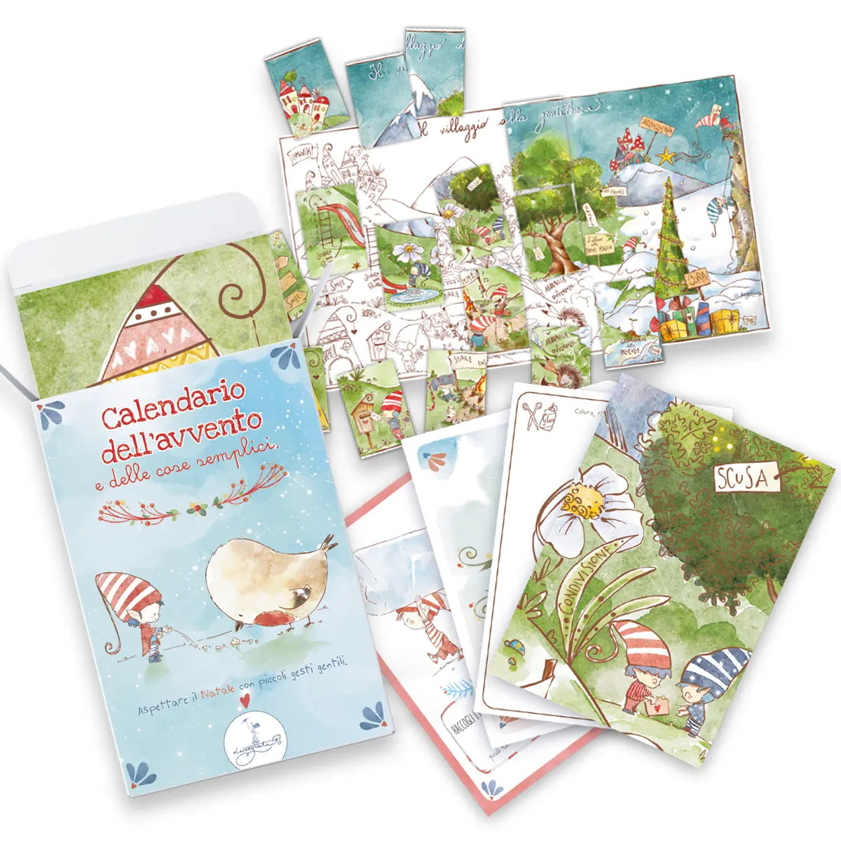 Calendario dell’avvento e delle cose semplici _ DISEGNATA