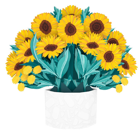 FLOREVER . Biglietto Florever . girasoli