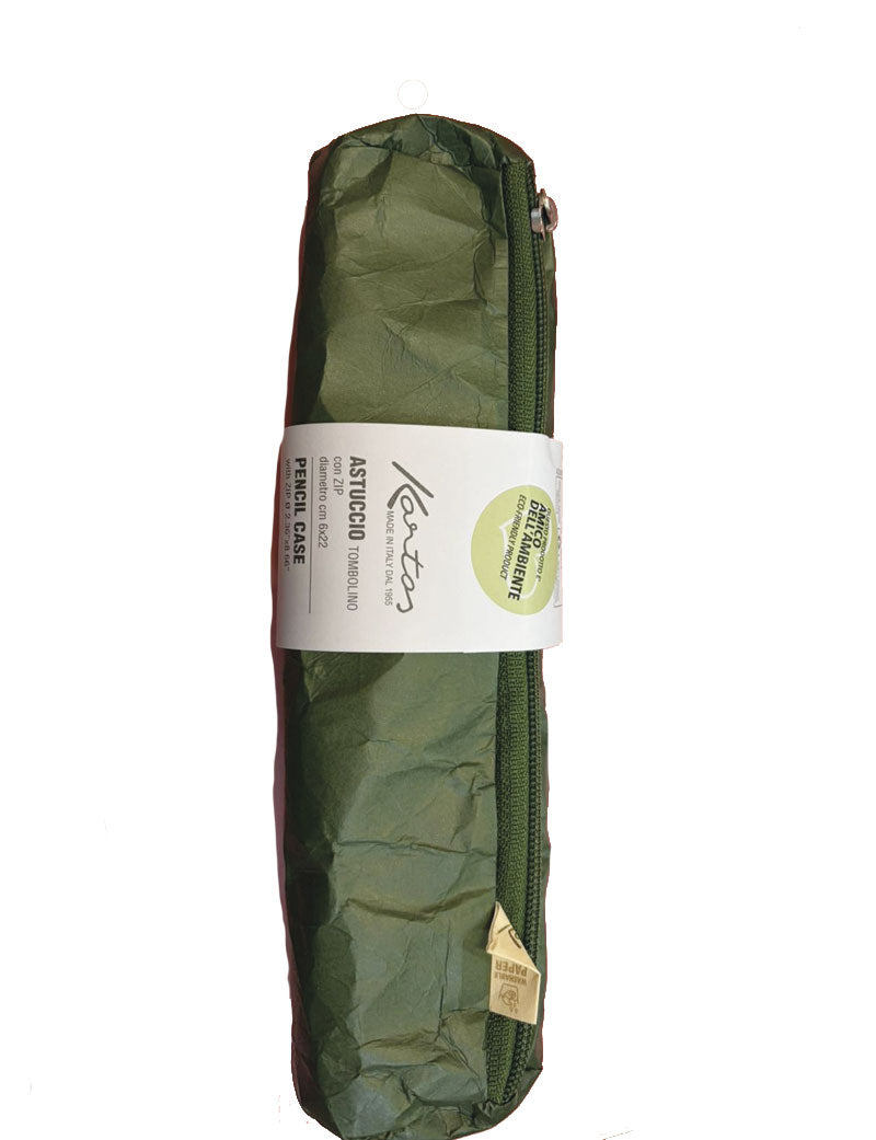 PANINI astuccio tombolino Kartos carta verde militare