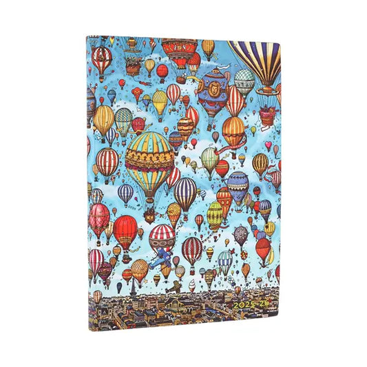 PAPERBLANKS _ Agenda 18 mesi _ Le mongolfiere