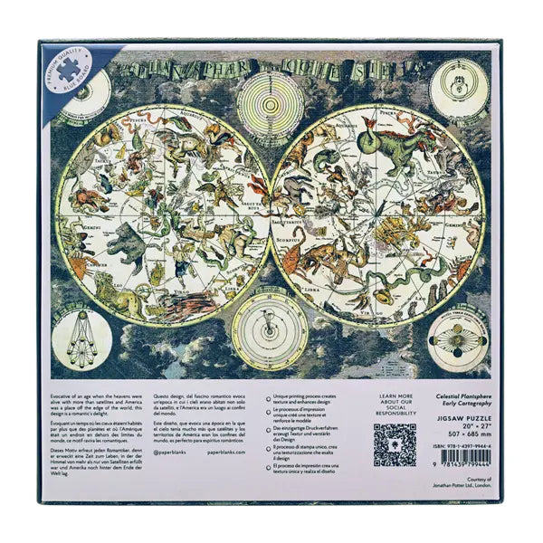 Puzzle 1000 pezzi Paperblanks- Planisfero celeste
