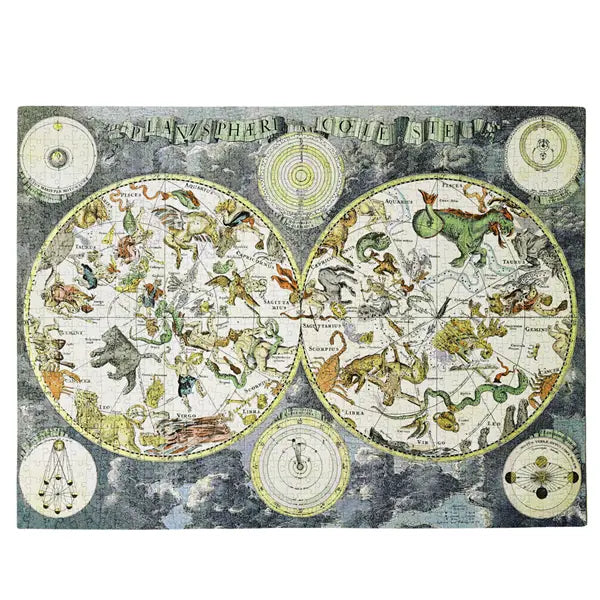 Puzzle 1000 pezzi Paperblanks- Planisfero celeste