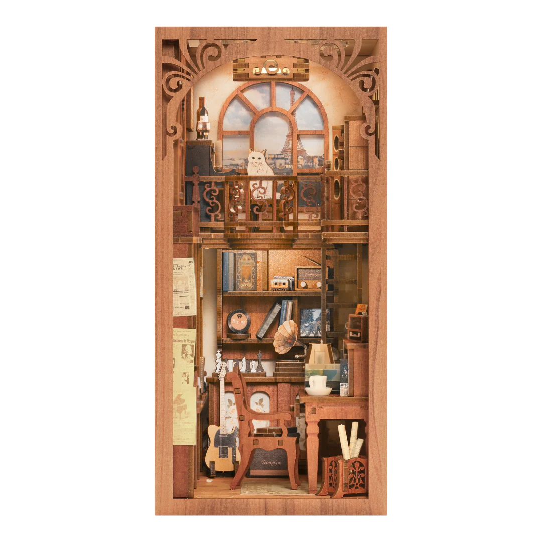 PUZZLE 3D per Libreria: The Secret Rhythm con copertina antipolvere