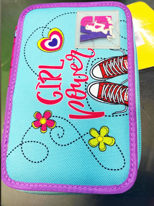 astuccio 3 zip  pool over Girl Power