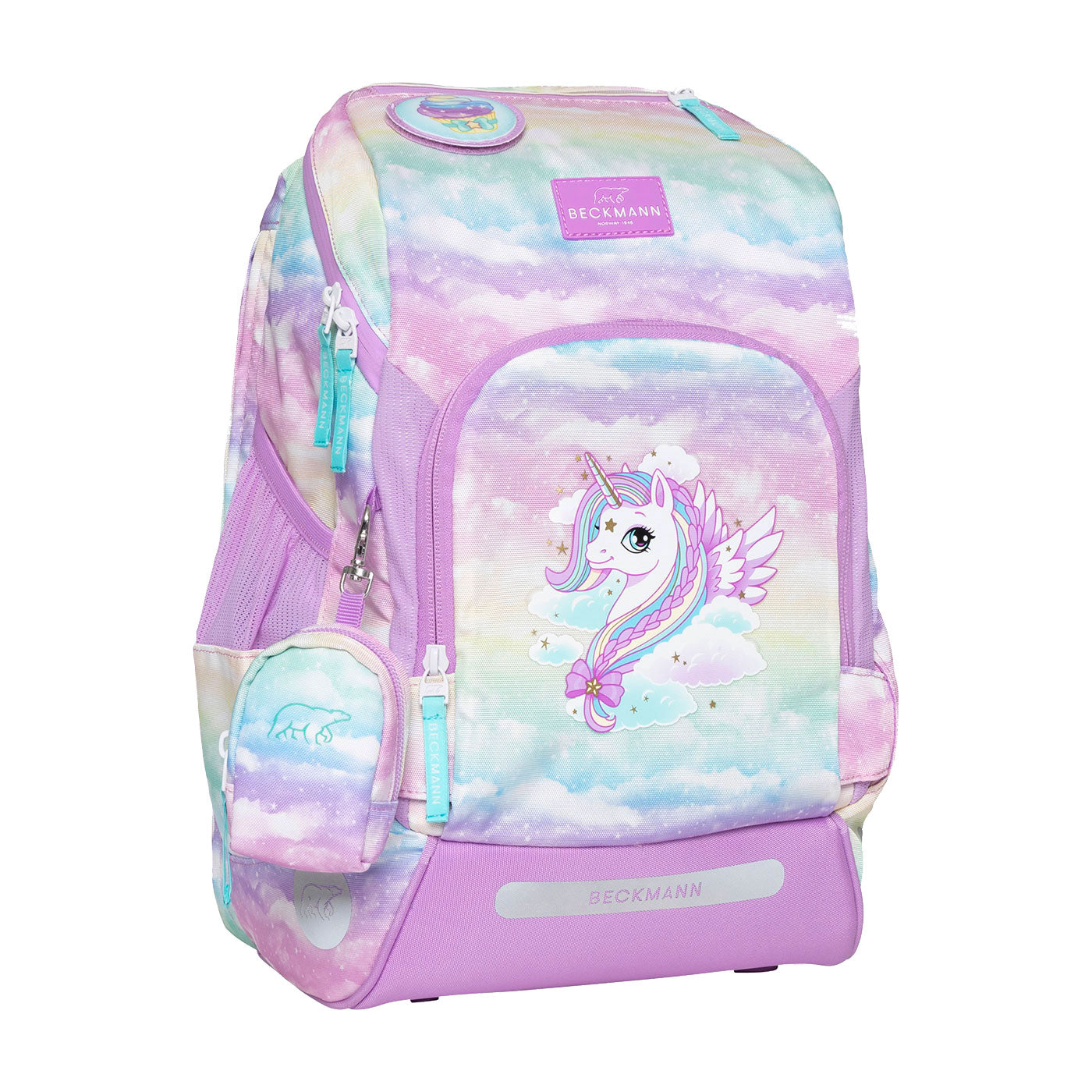 BECKMANN-NORWAY Zaino Active Air FLX, Unicorn Rosa