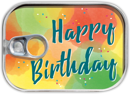 Posta in scatola "happy birthday"