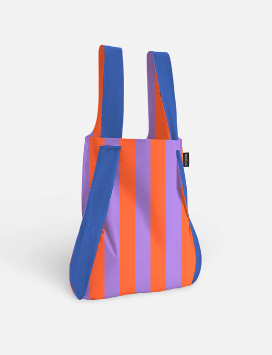 NOTABAG . Borsa - zaino arancio-blu
