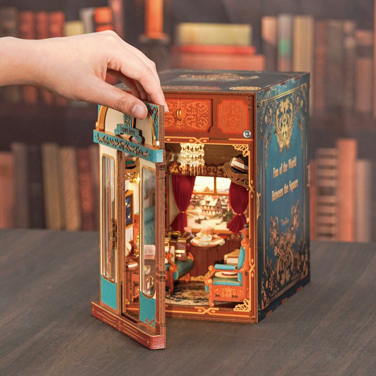 PUZZLE 3D in legno: Viaggi in Europa (Scena in Movimento)
