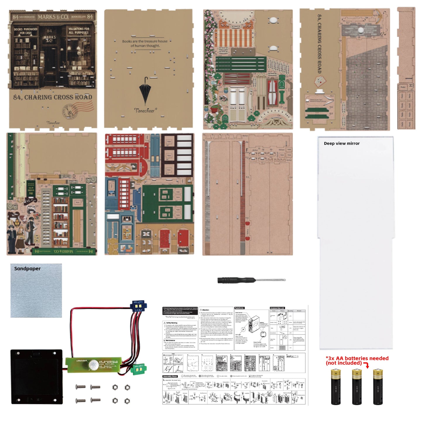 PUZZLE 3D per Libreria: 84 Charing Cross Road