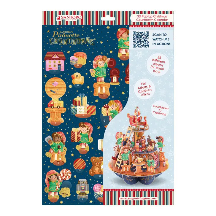 Calendario avvento pirouette elfi 3D