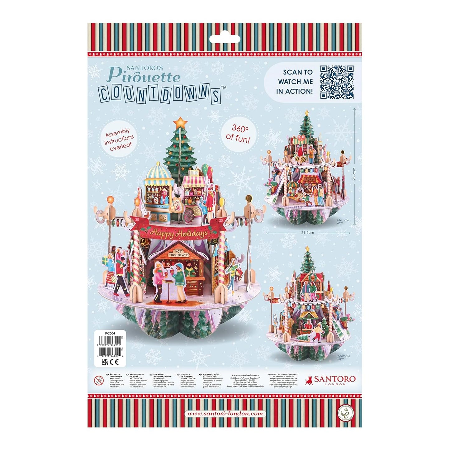 Calendario avvento Mercatino di Natale 3D _ SANTORO