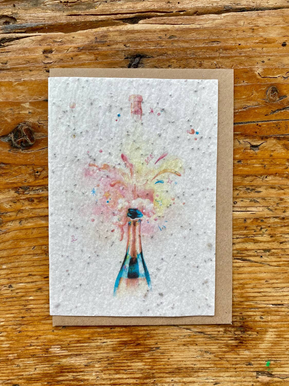 Biglietto piantabile semi ‘Champagne’ con fiori selvatici