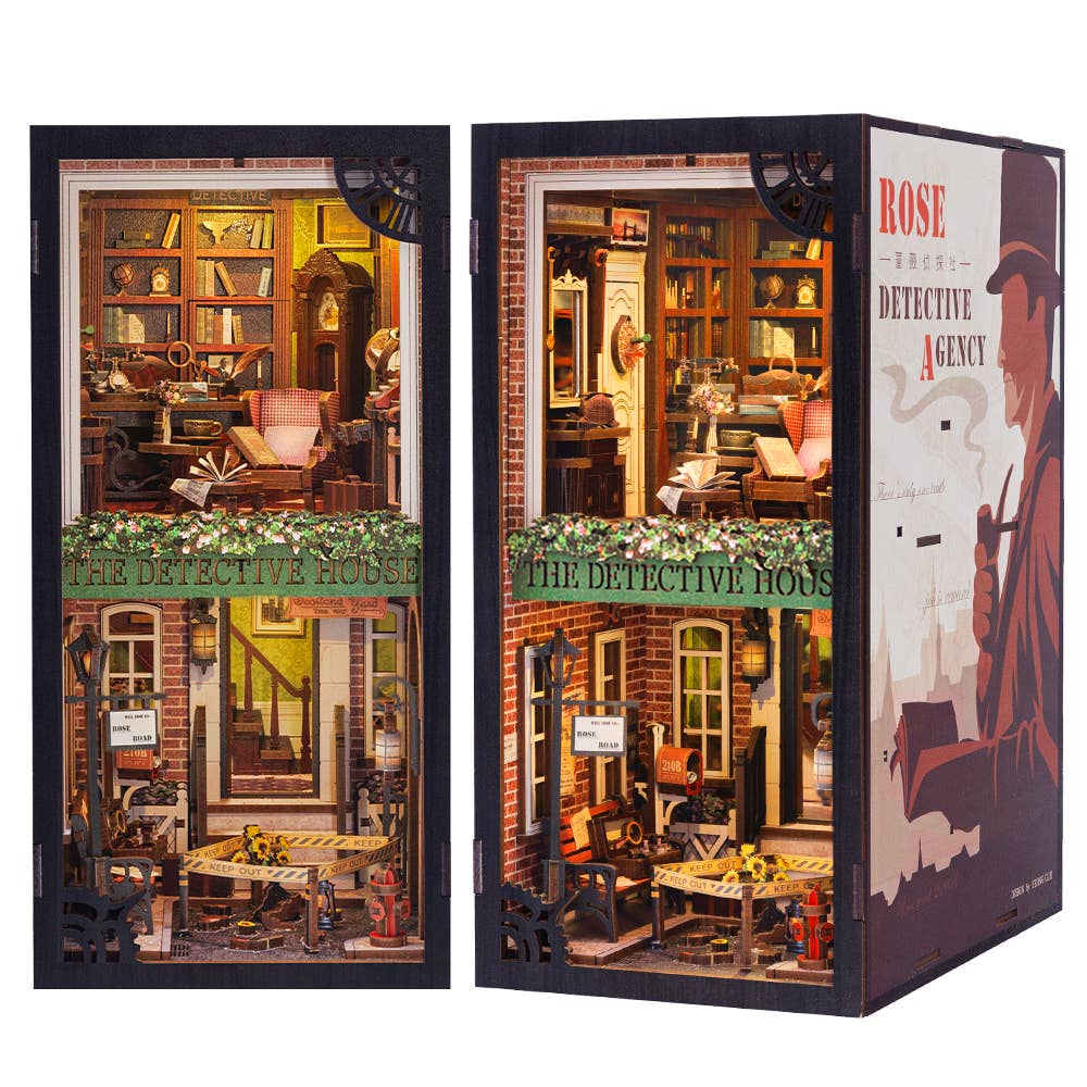 PUZZLE 3D per Libreria: Rose Detective Agency con protezione antipolvere
