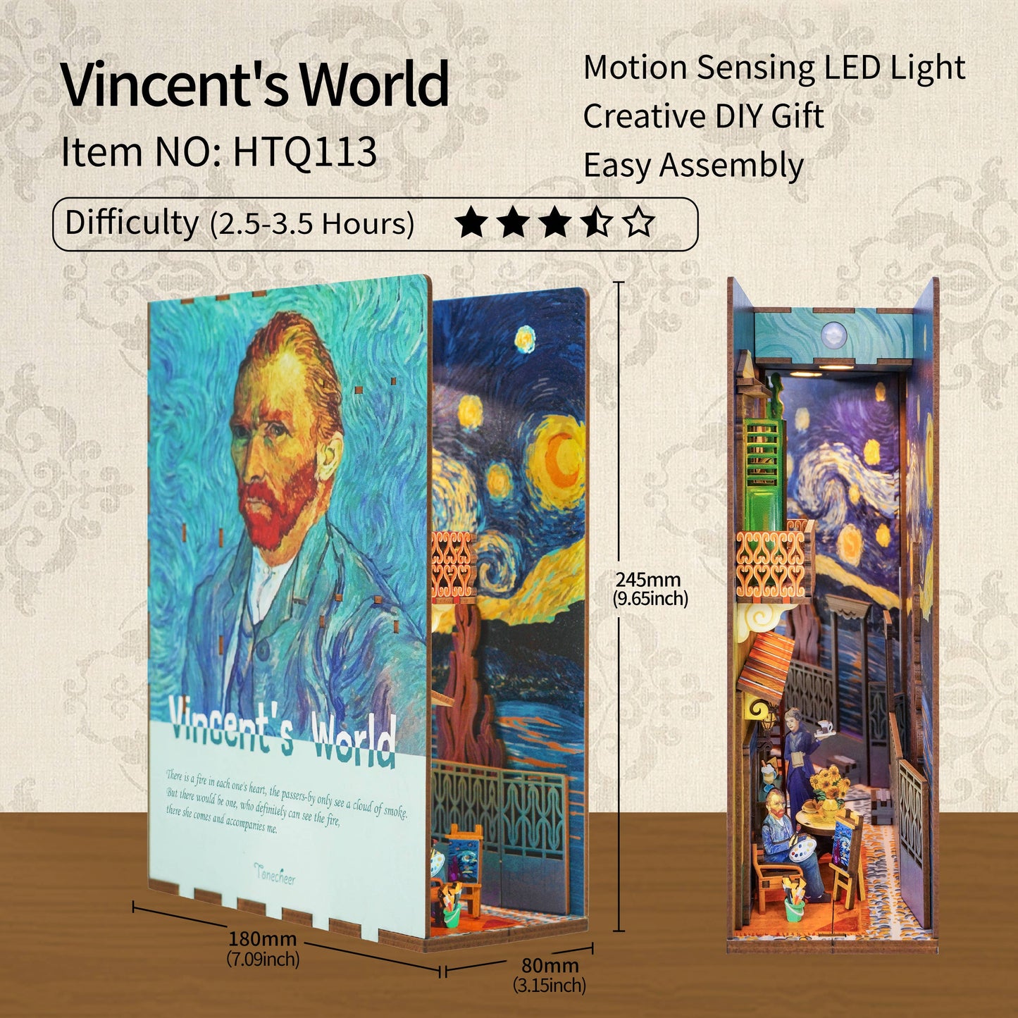 PUZZLE 3D per Libreria: Vincent's World