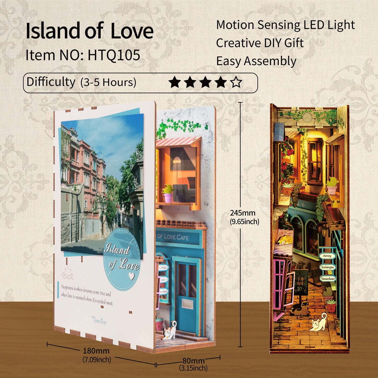 PUZZLE 3D per Libreria: Island of Love