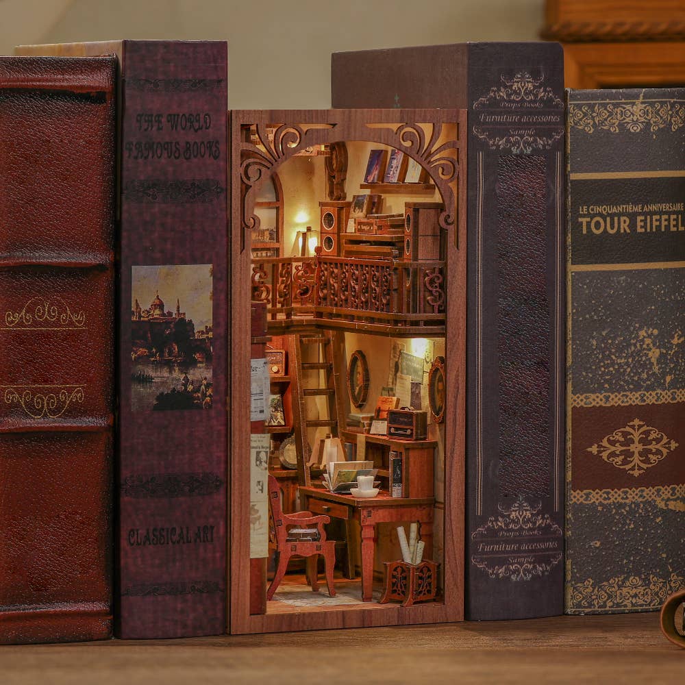 PUZZLE 3D per Libreria: The Secret Rhythm con copertina antipolvere