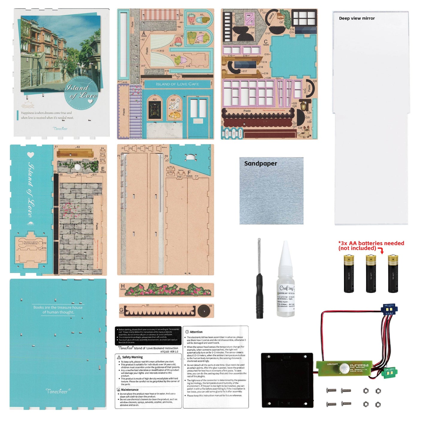 PUZZLE 3D per Libreria: Island of Love
