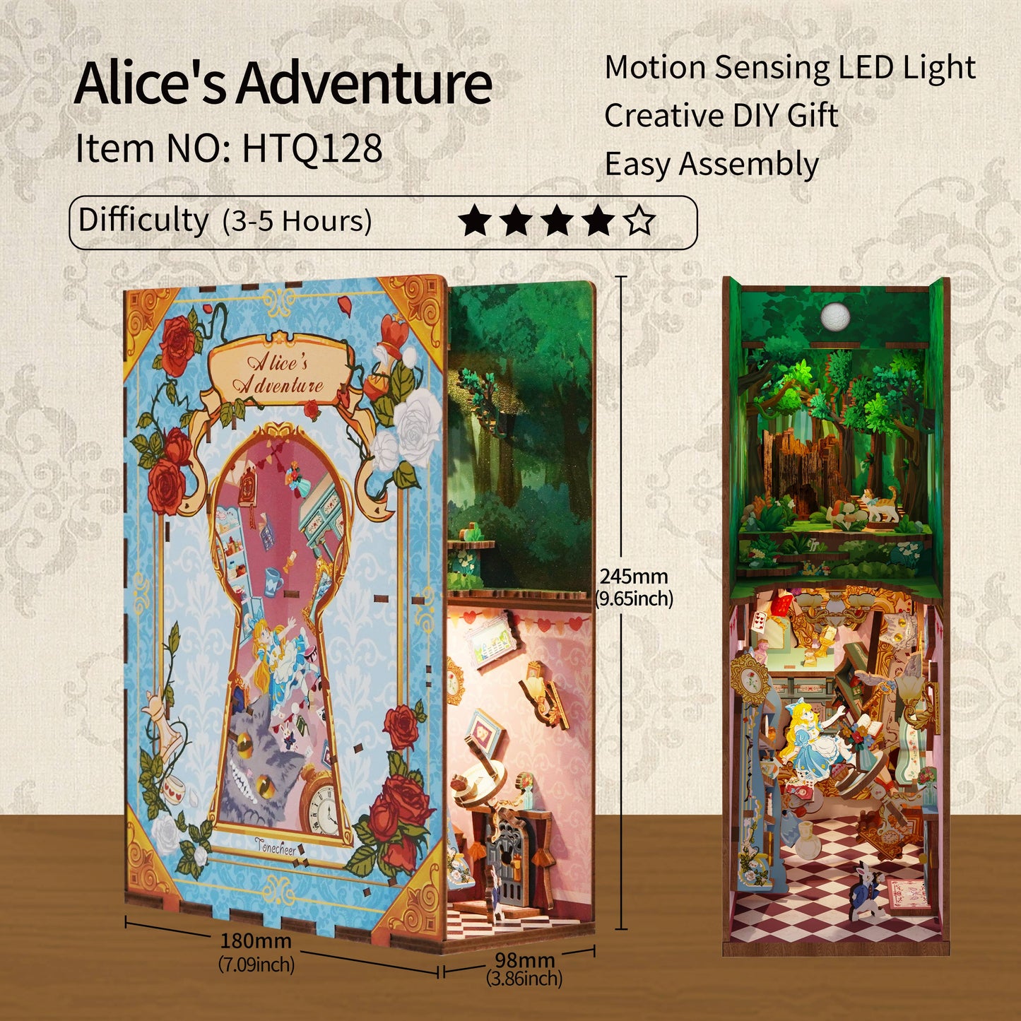 PUZZLE 3D per Libreria: Alice's Adventure
