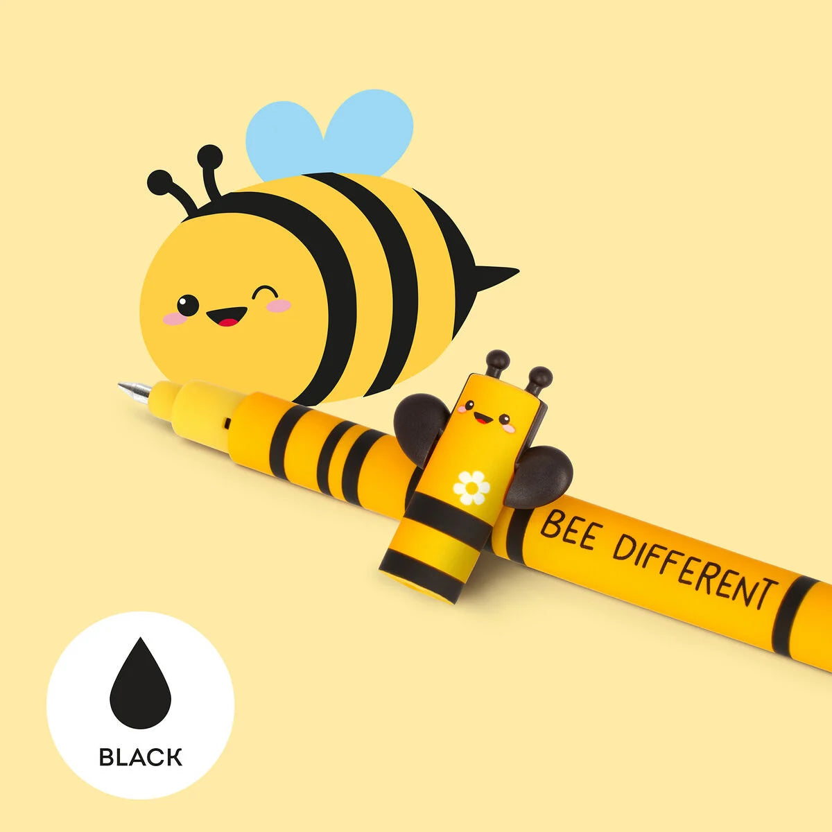 LEGAMI _ Penna Gel Cancellabile Bee _ NERO