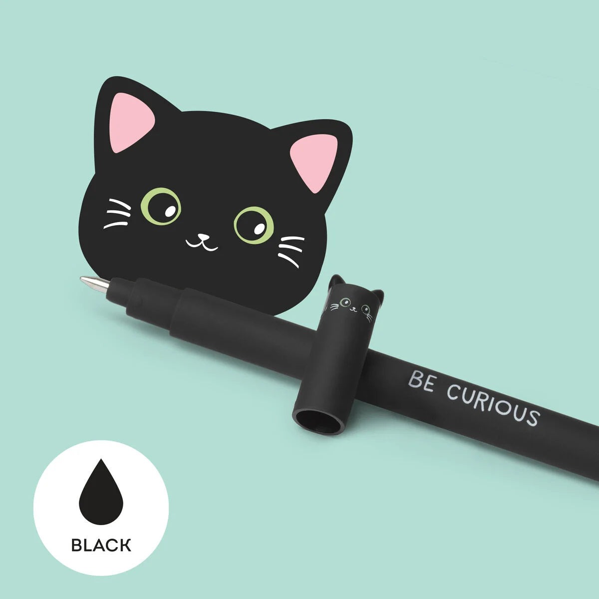 LEGAMI _ Penna Gel Cancellabile Kitty _ NERO