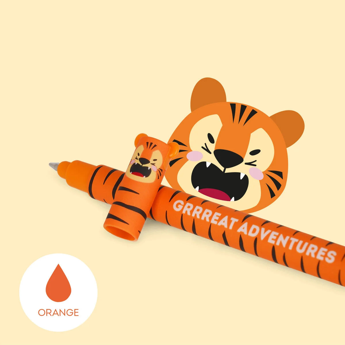 LEGAMI _ Penna Gel Cancellabile Tiger _ ARANCIONE