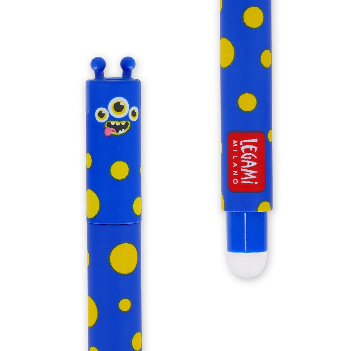 LEGAMI _ Penna Gel Cancellabile Monster _ BLU