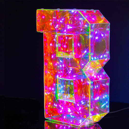 Led letter lamp B