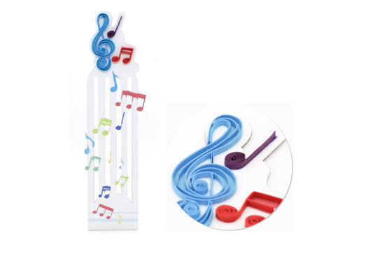 Segnalibri origamo notemusicali