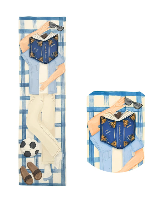 Segnalibro Origamo  Lettore in estate