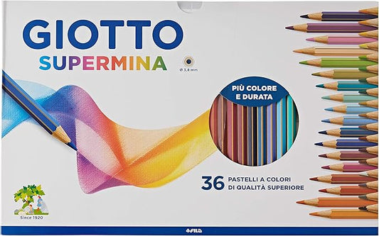pastelli  Giotto supermina da 36 pezzi