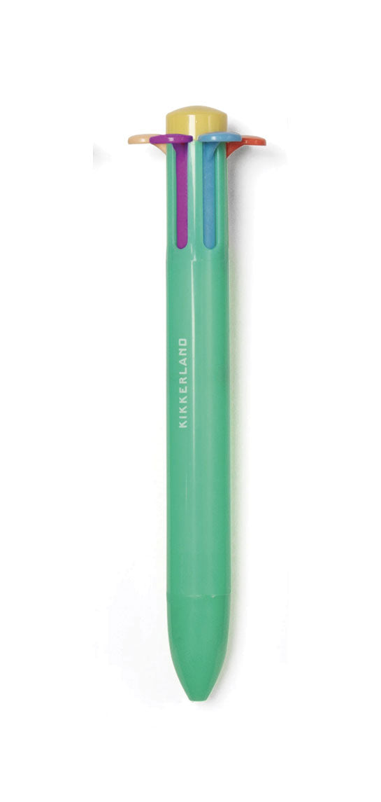 Rainbow flower pen