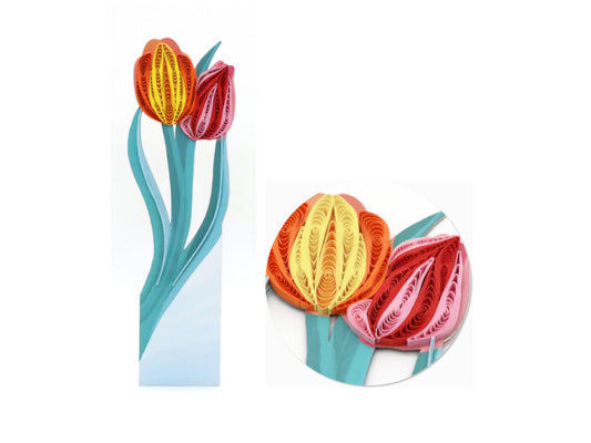 Segnalibro Origamo  Tulipani